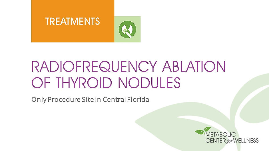 Radiofrequency Ablation of Thyroid Nodules